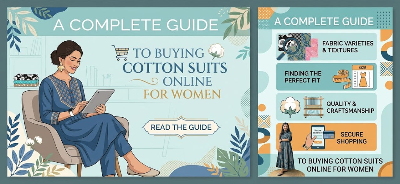 A Complete Guide to Buying Cotton Suits Online for Women