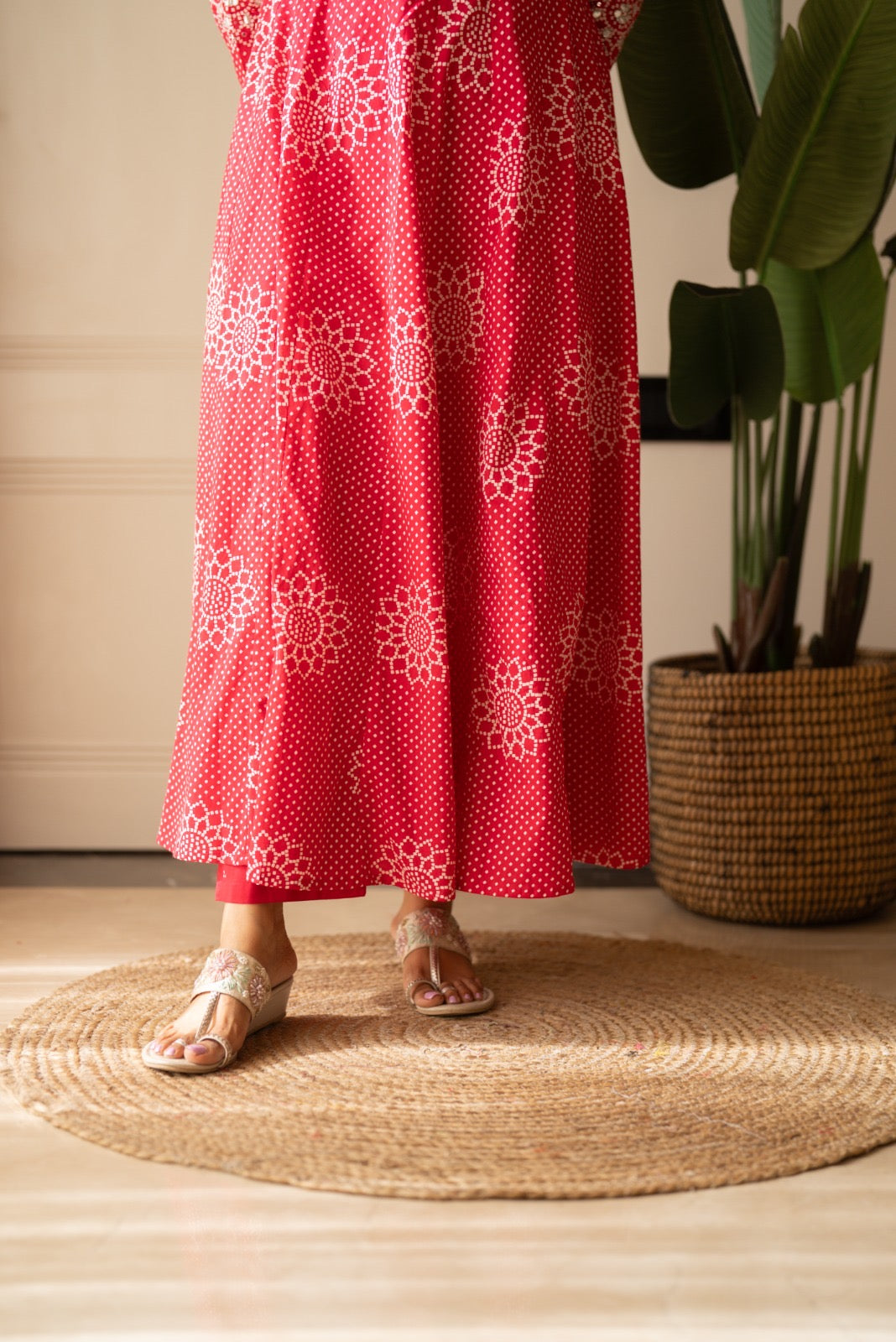 Gaurisha Bandhej Anarkali Suit