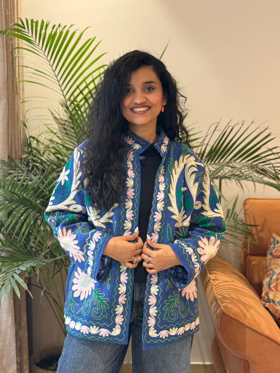 Sujani TNT Jacket- Blue Jaal