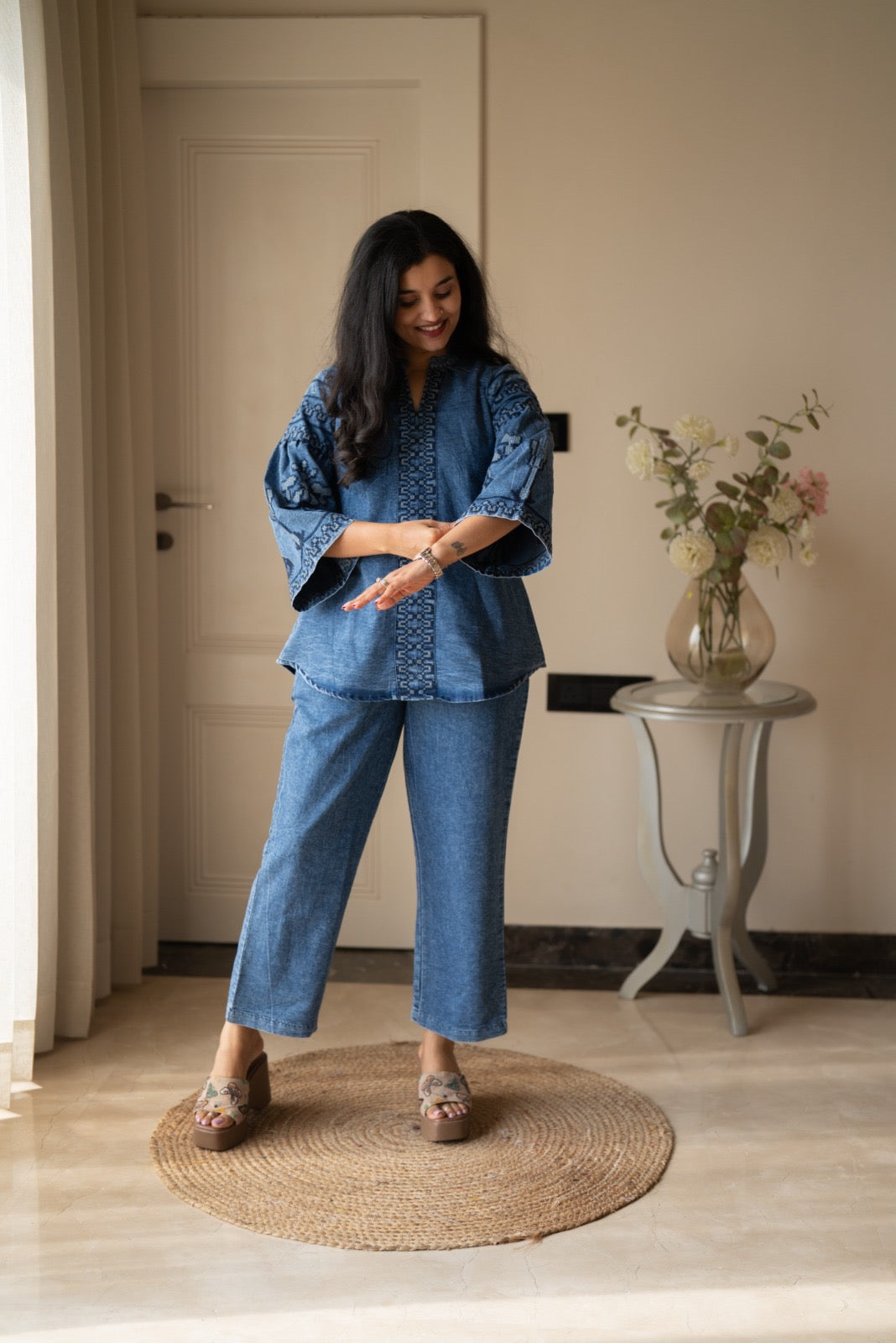 Rimya Denim Coord Set