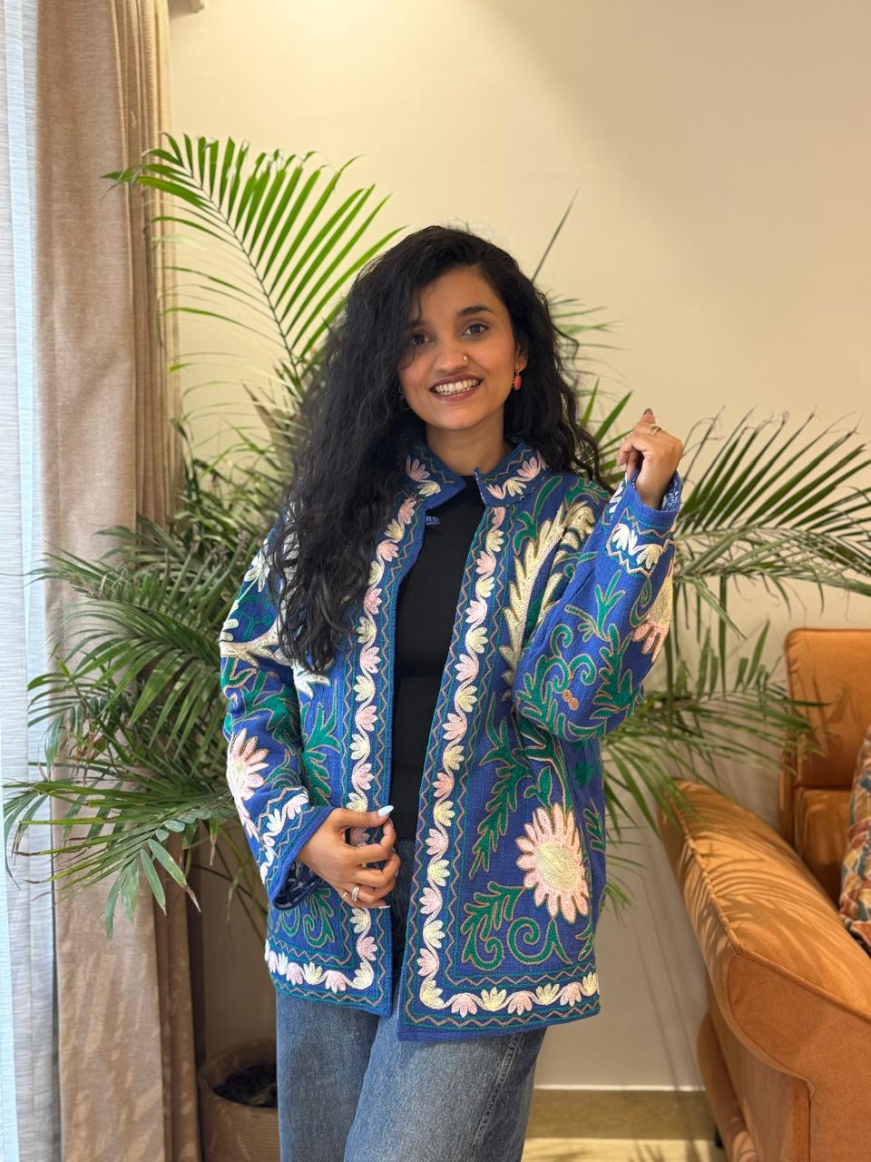Sujani TNT Jacket- Blue Jaal