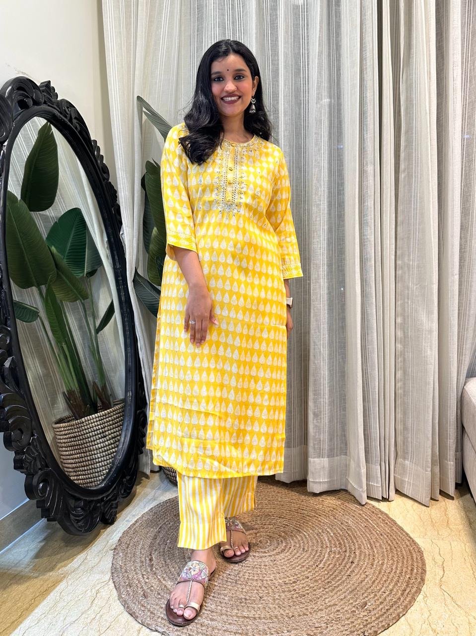 Sunshine Muslin Pant Set