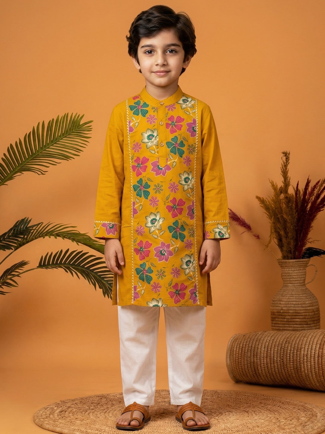 Gulmohar Boys’ Kurta Set