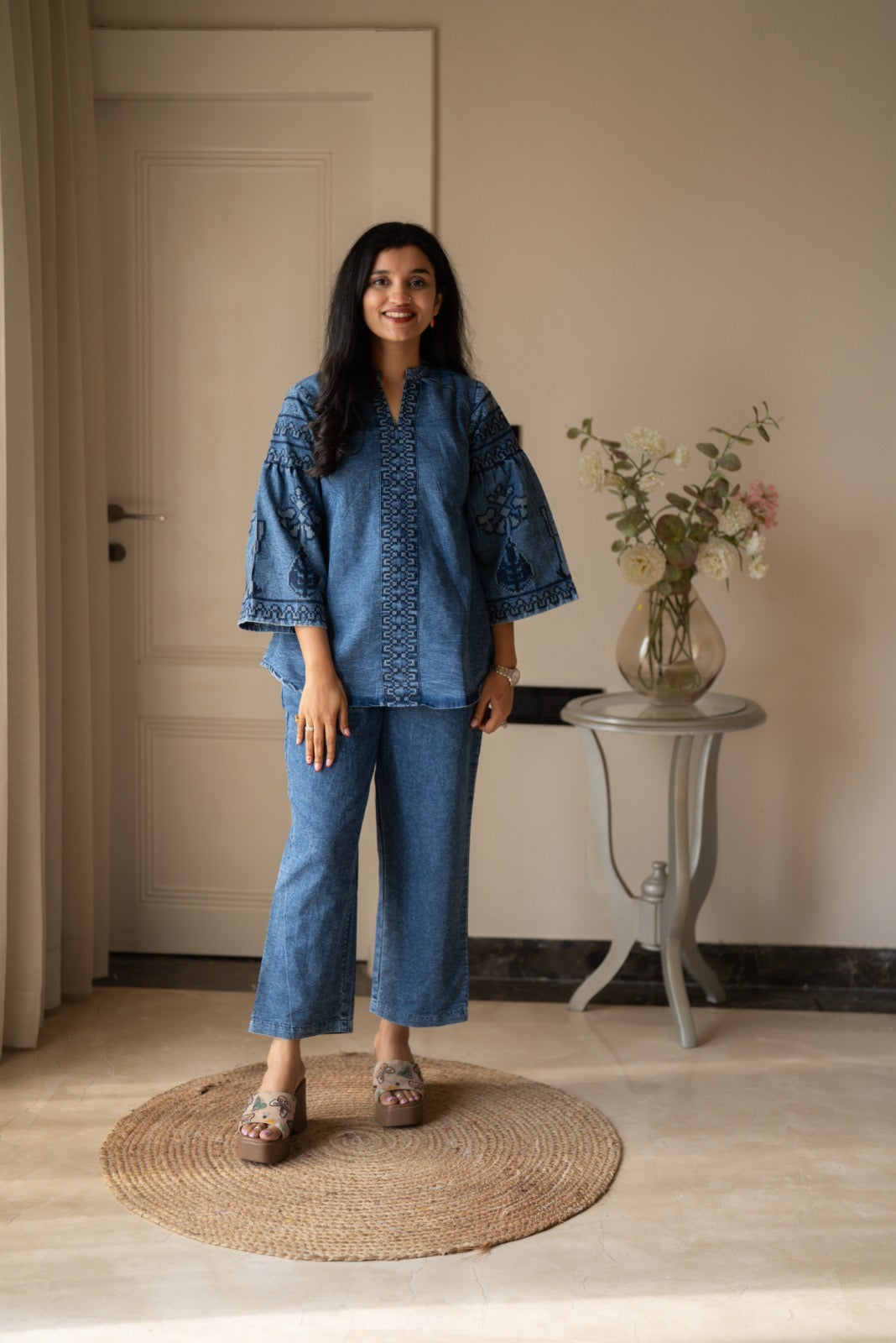 Rimya Denim Coord Set