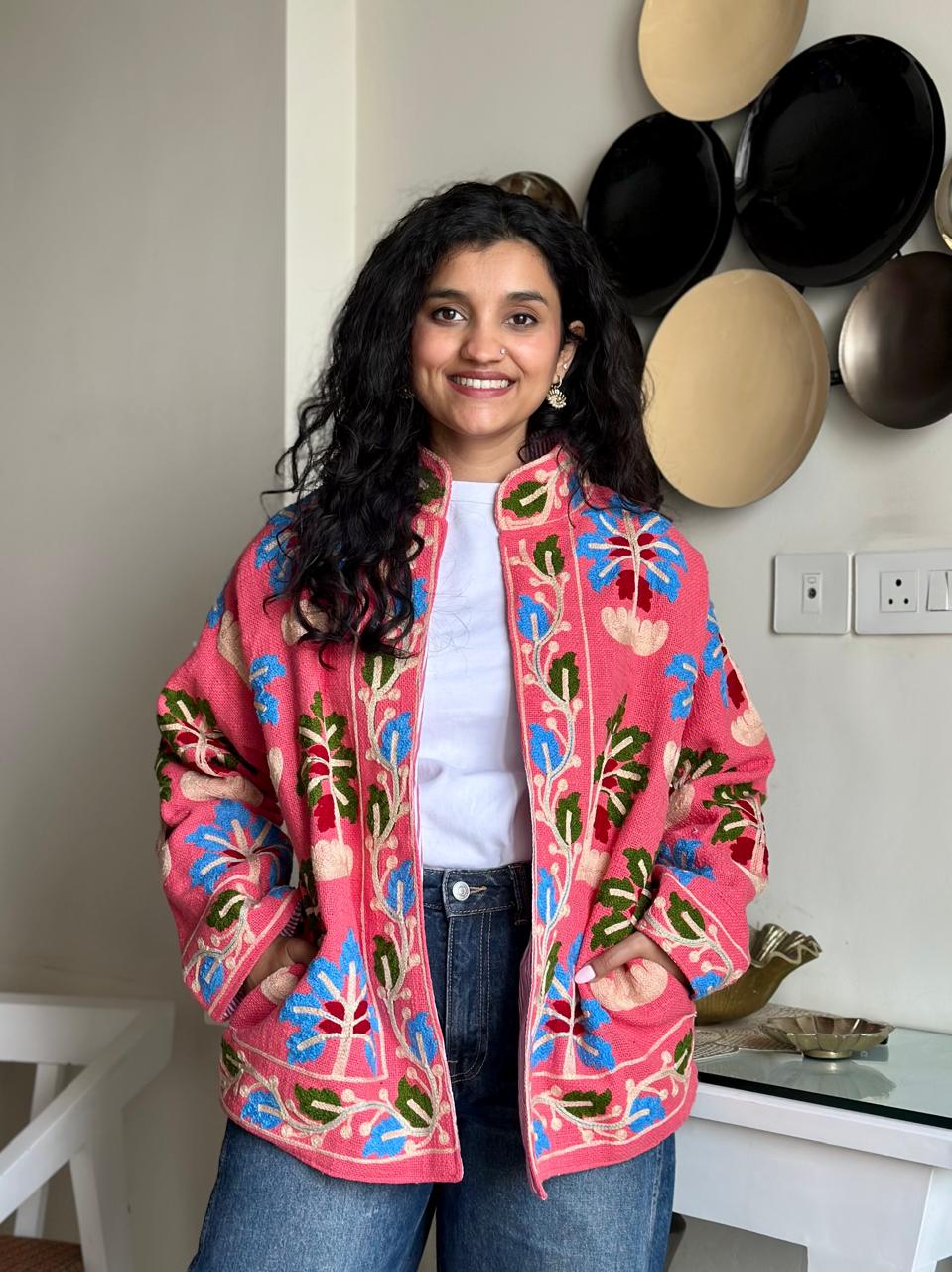 Suzani TNT Jacket- Candy Pink