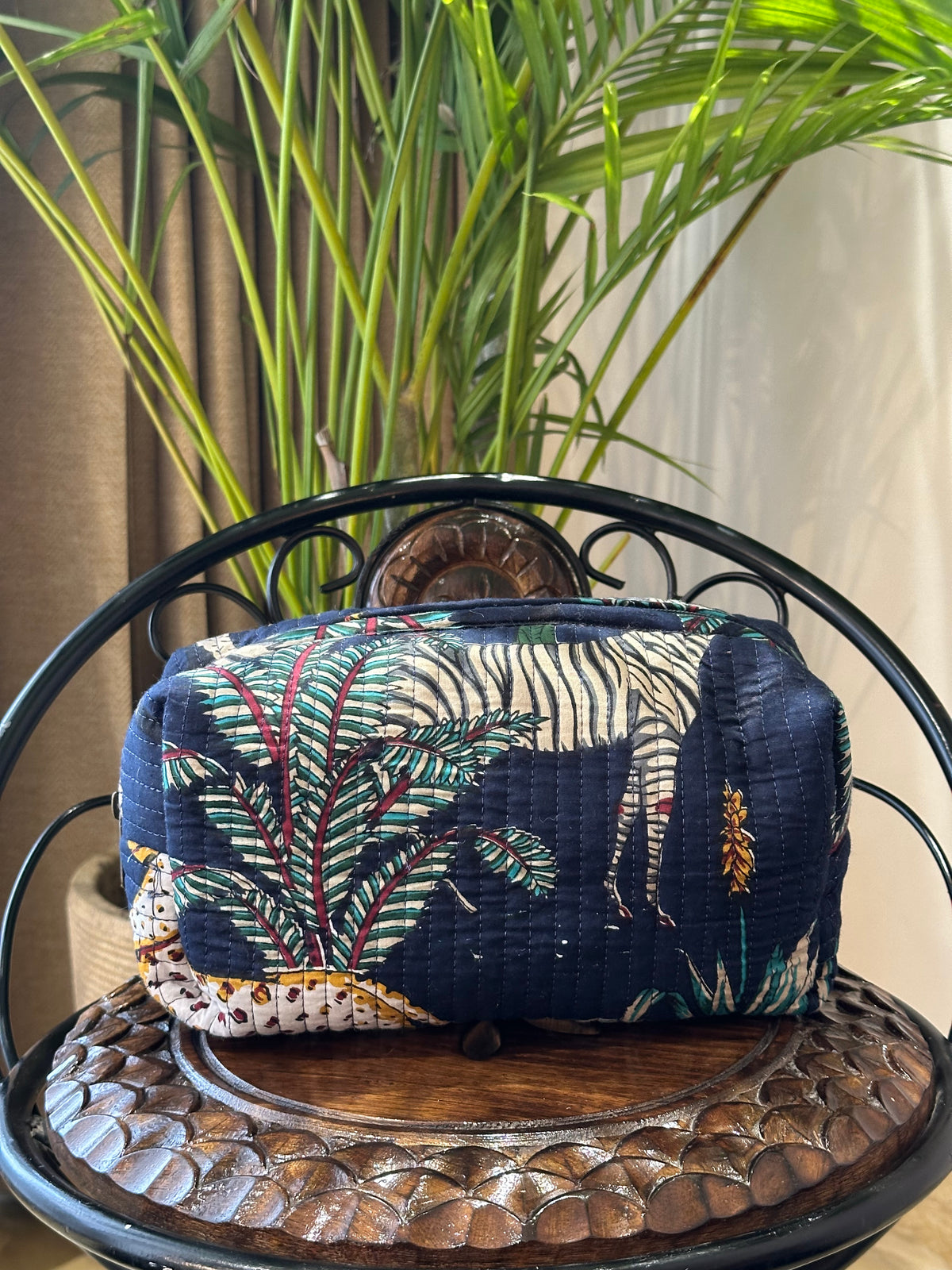 Single Pouch- Blue Jungle