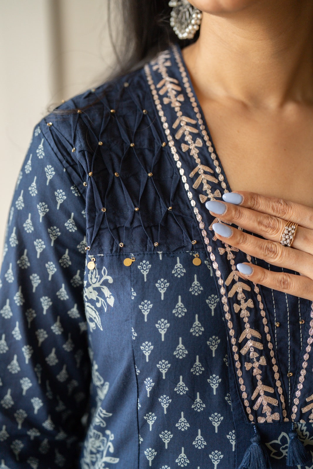 Nimya Indigo Anarkali Suit