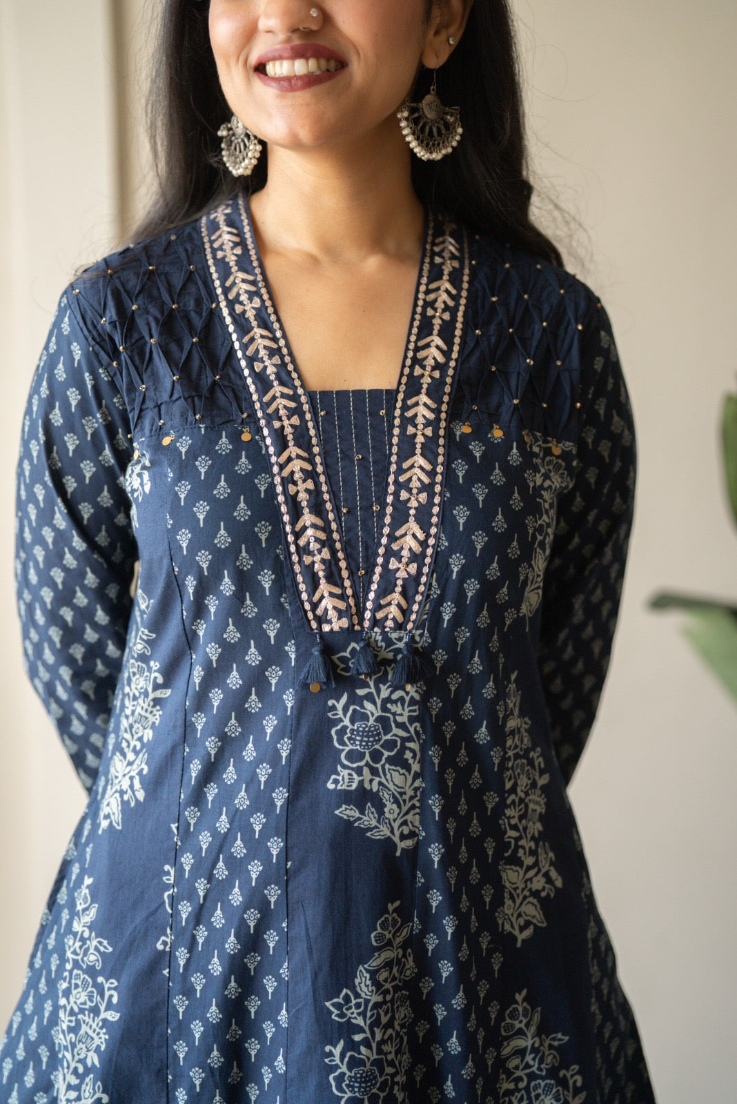 Nimya Indigo Anarkali Suit