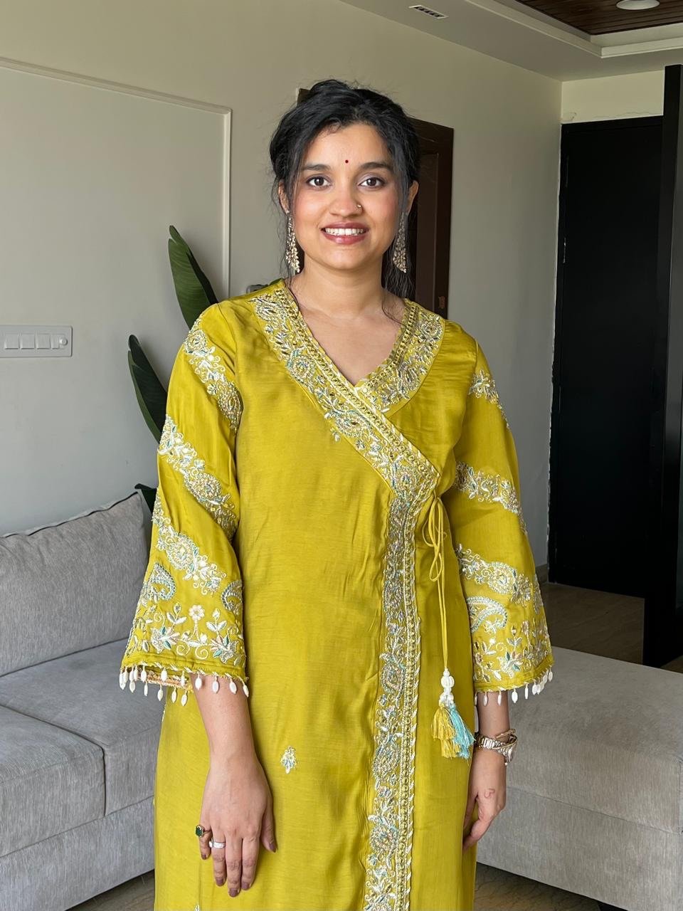 Zariya Mul Chanderi Embellished Set