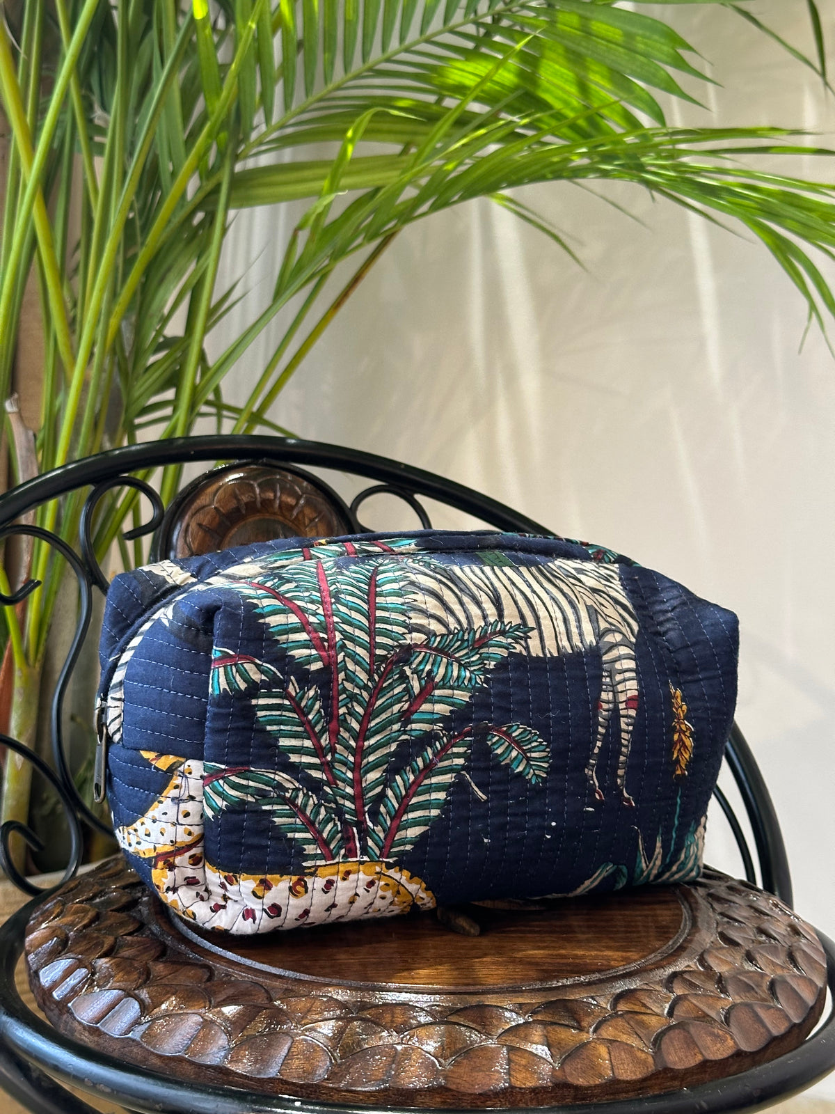 Single Pouch- Blue Jungle
