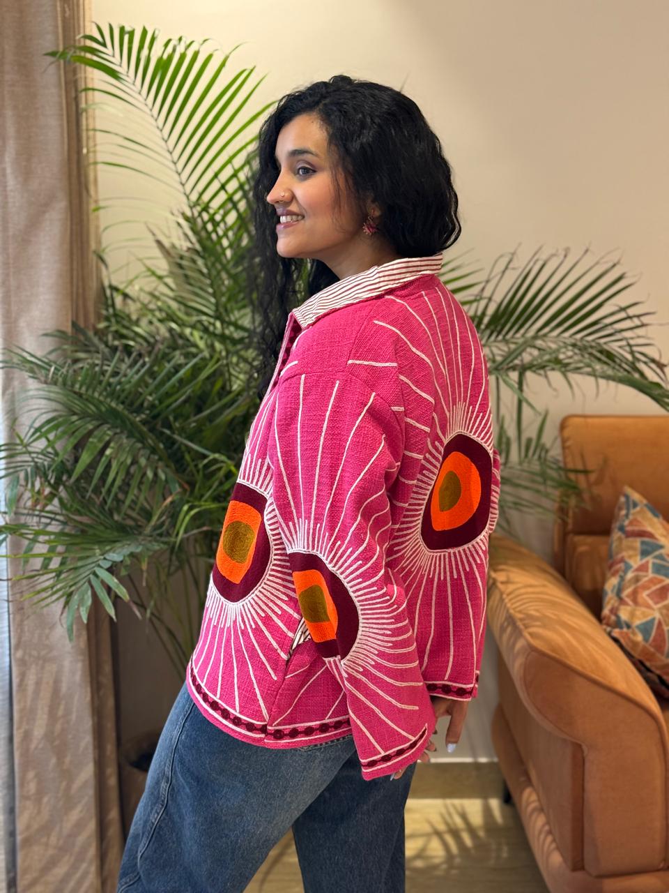 Sujani TNT Jacket- Pink Eye