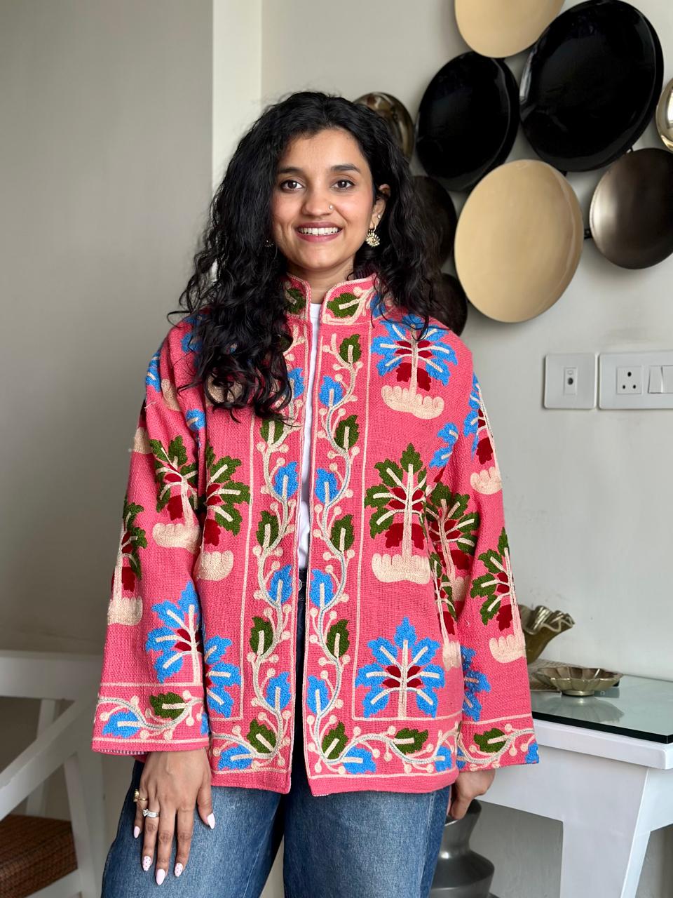 Suzani TNT Jacket- Candy Pink