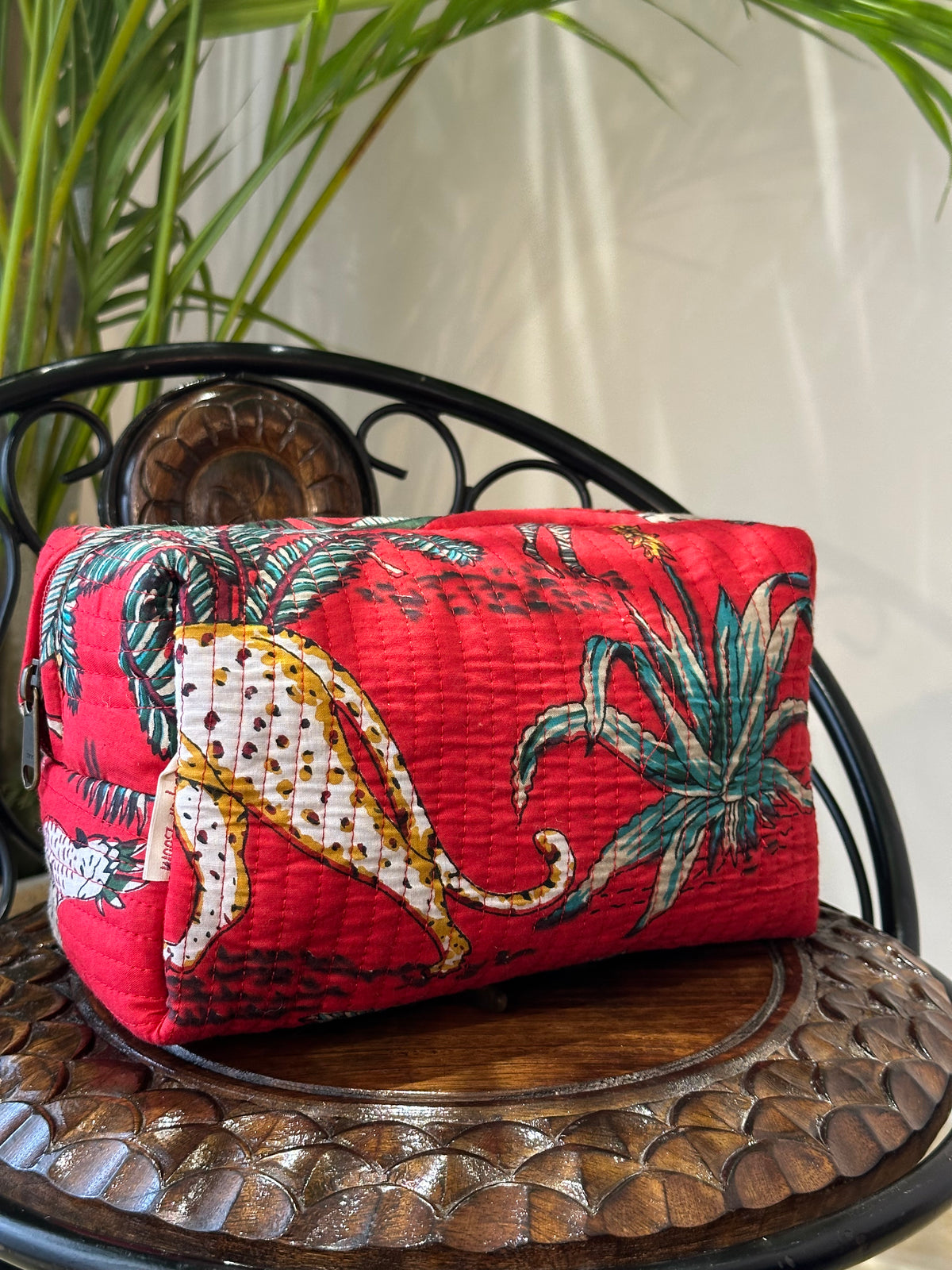 Single Pouch- Red Jungle