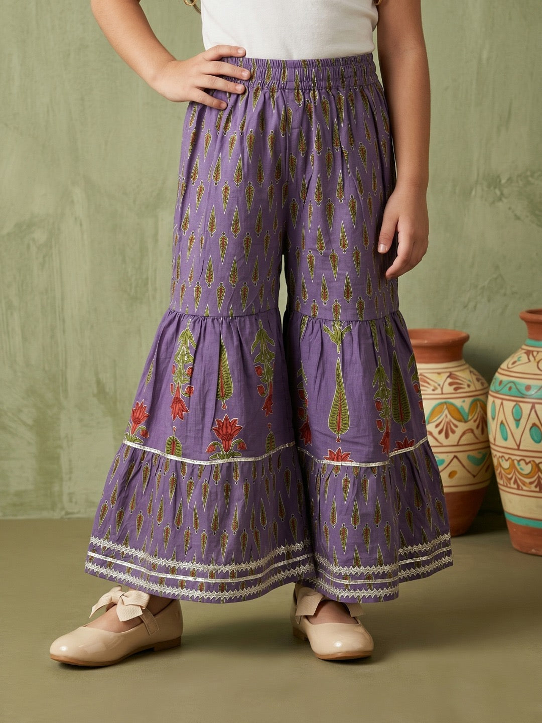 Roshni Girls’ Sharara Set