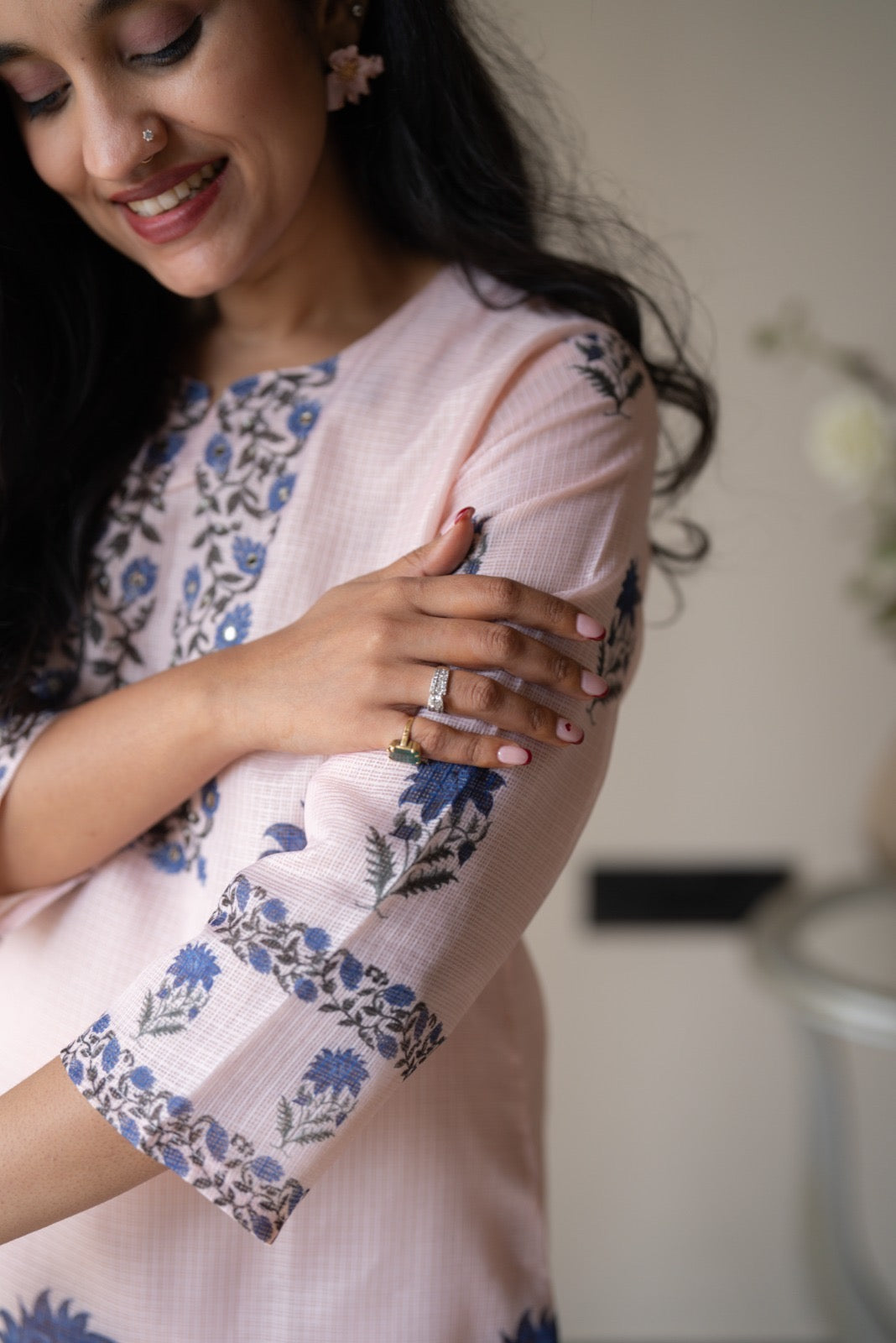 Rama Pastel Pink Kota Suit
