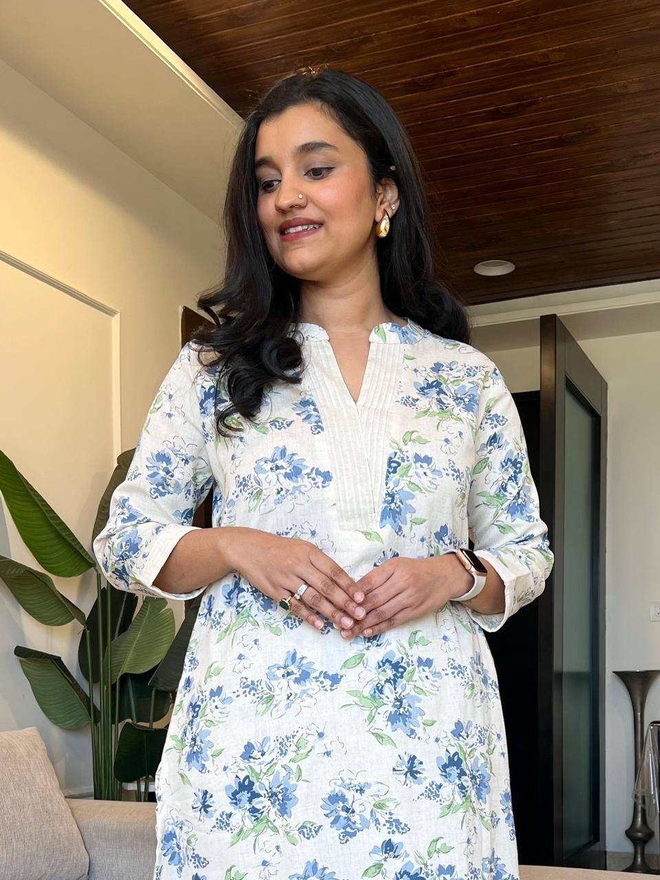 Liza Refreshing Floral Pant Set