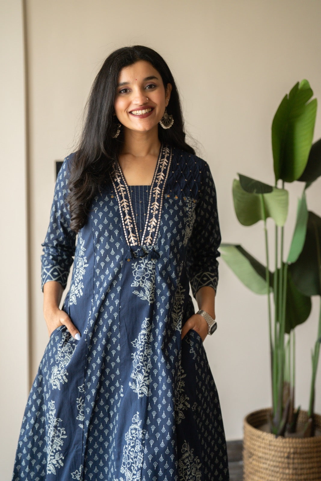 Nimya Indigo Anarkali Suit