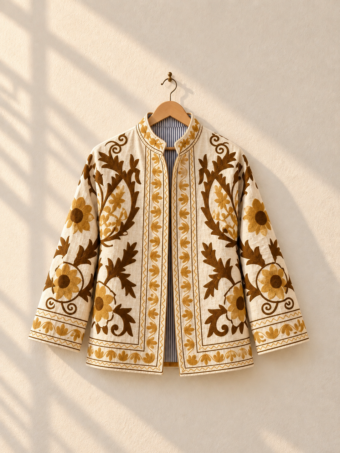 Sujani TNT Jacket- Brown Jaal