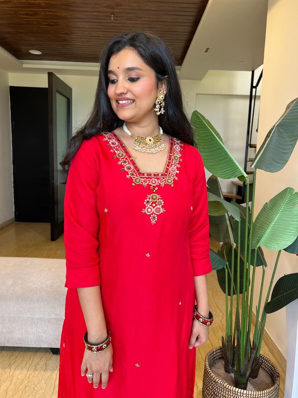 Leela Chanderi Silk Set