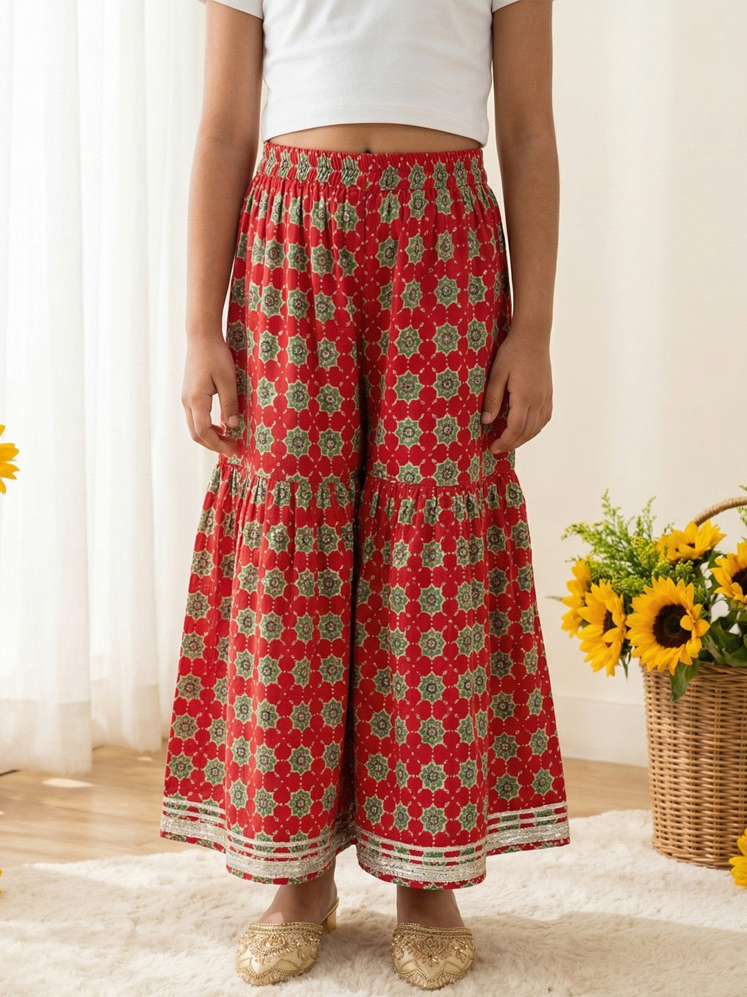 Chakri Girls’ Gharara Set