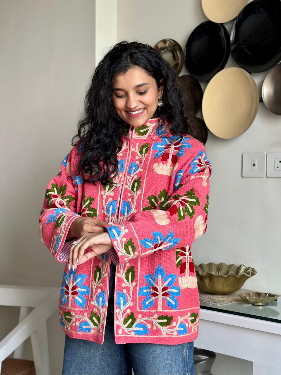 Suzani TNT Jacket- Candy Pink