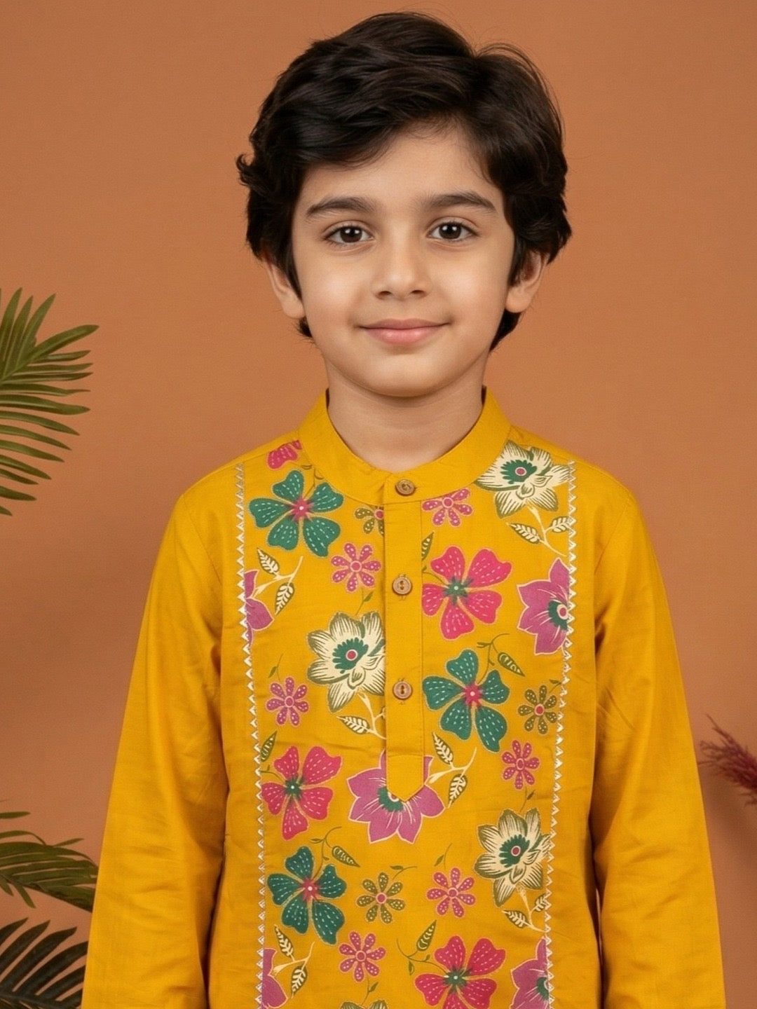 Gulmohar Boys’ Kurta Set