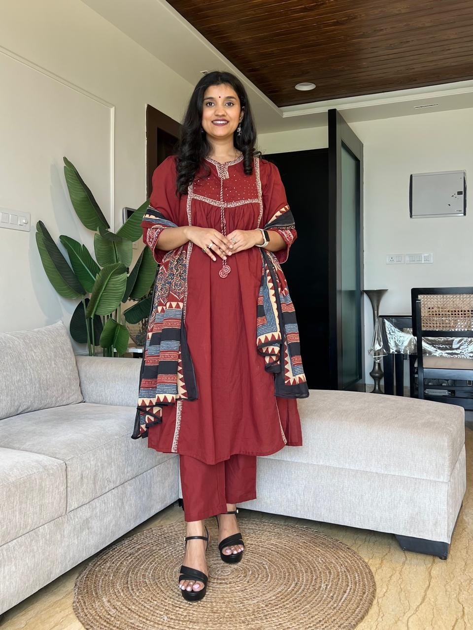 Zara Earthy Fancy Cotton Set