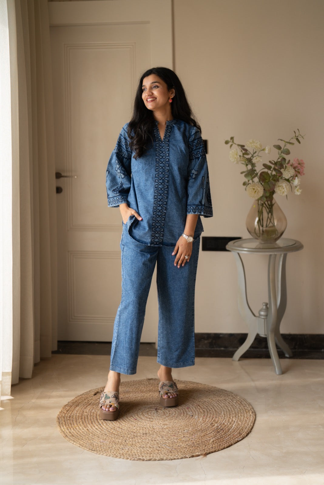 Rimya Denim Coord Set