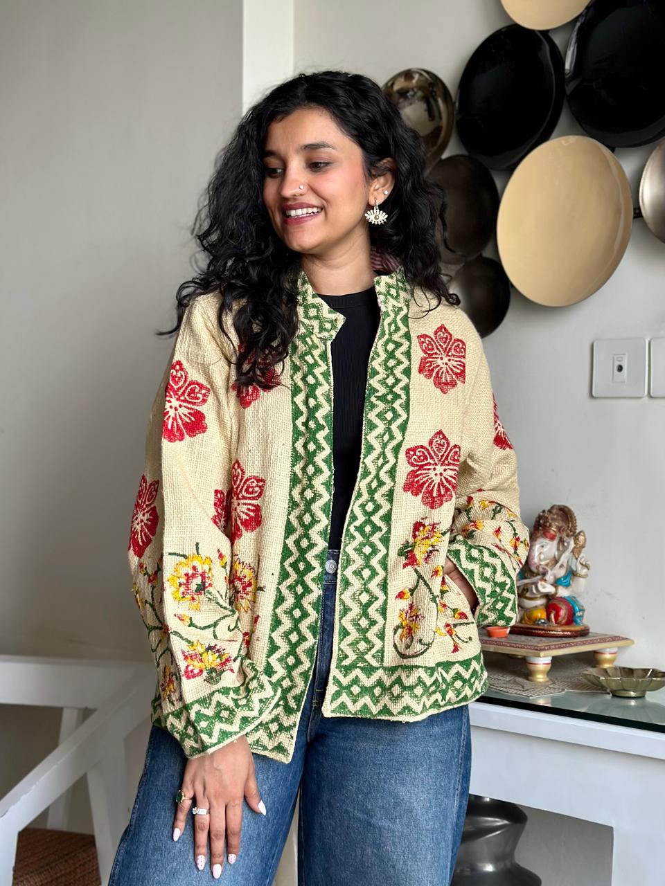 Block Print TNT Jacket- Pastels