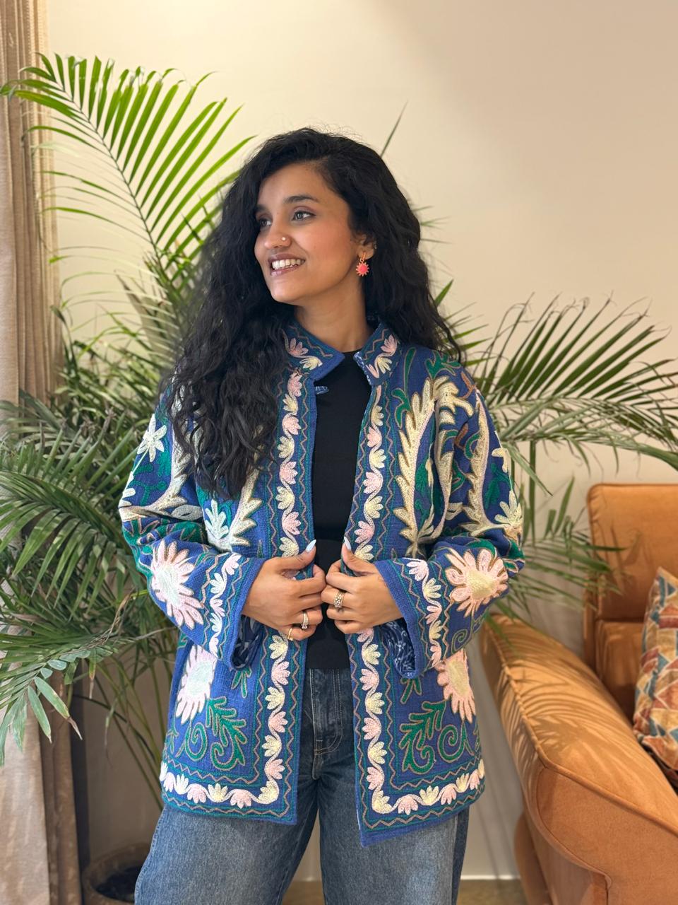 Sujani TNT Jacket- Blue Jaal
