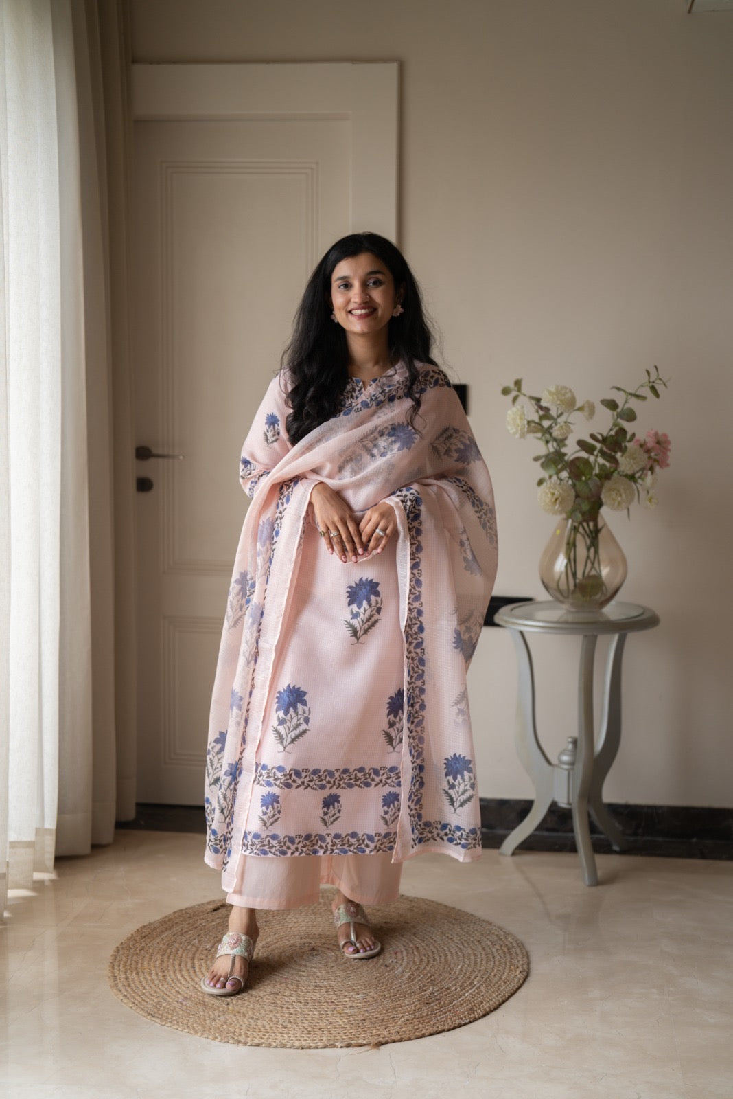 Rama Pastel Pink Kota Suit