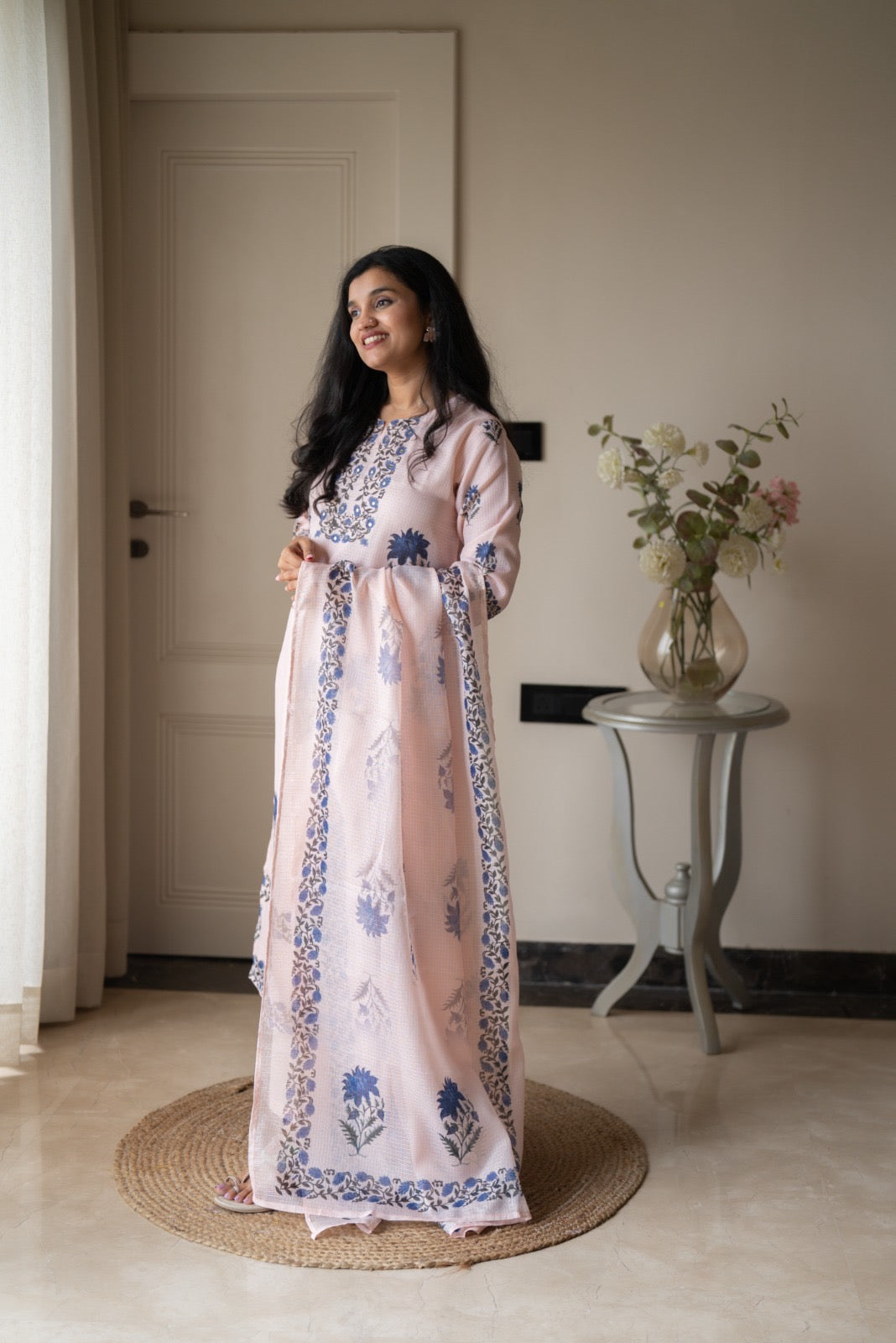 Rama Pastel Pink Kota Suit