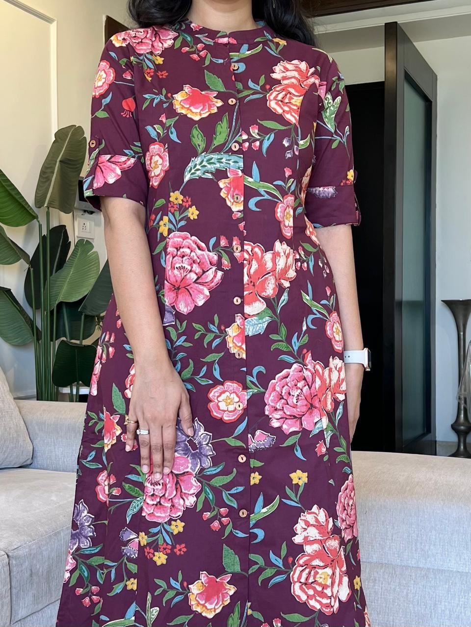 Tara Everyday Cotton Set- Wine