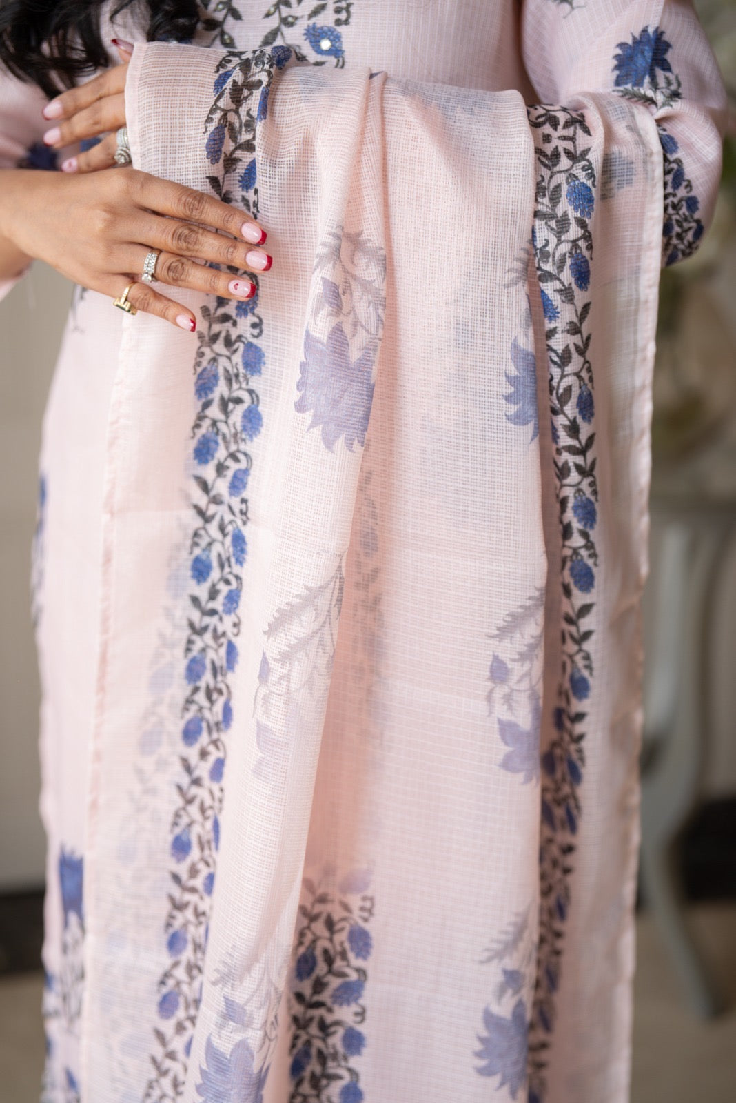 Rama Pastel Pink Kota Suit
