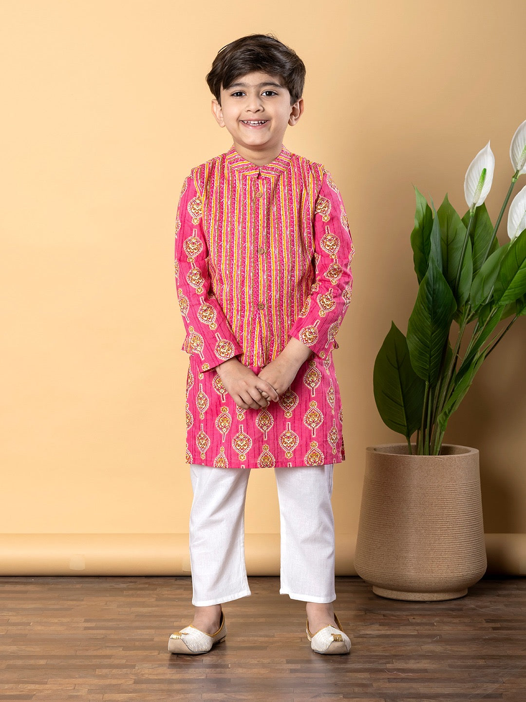 Gulabi Boys’ Jacket Set