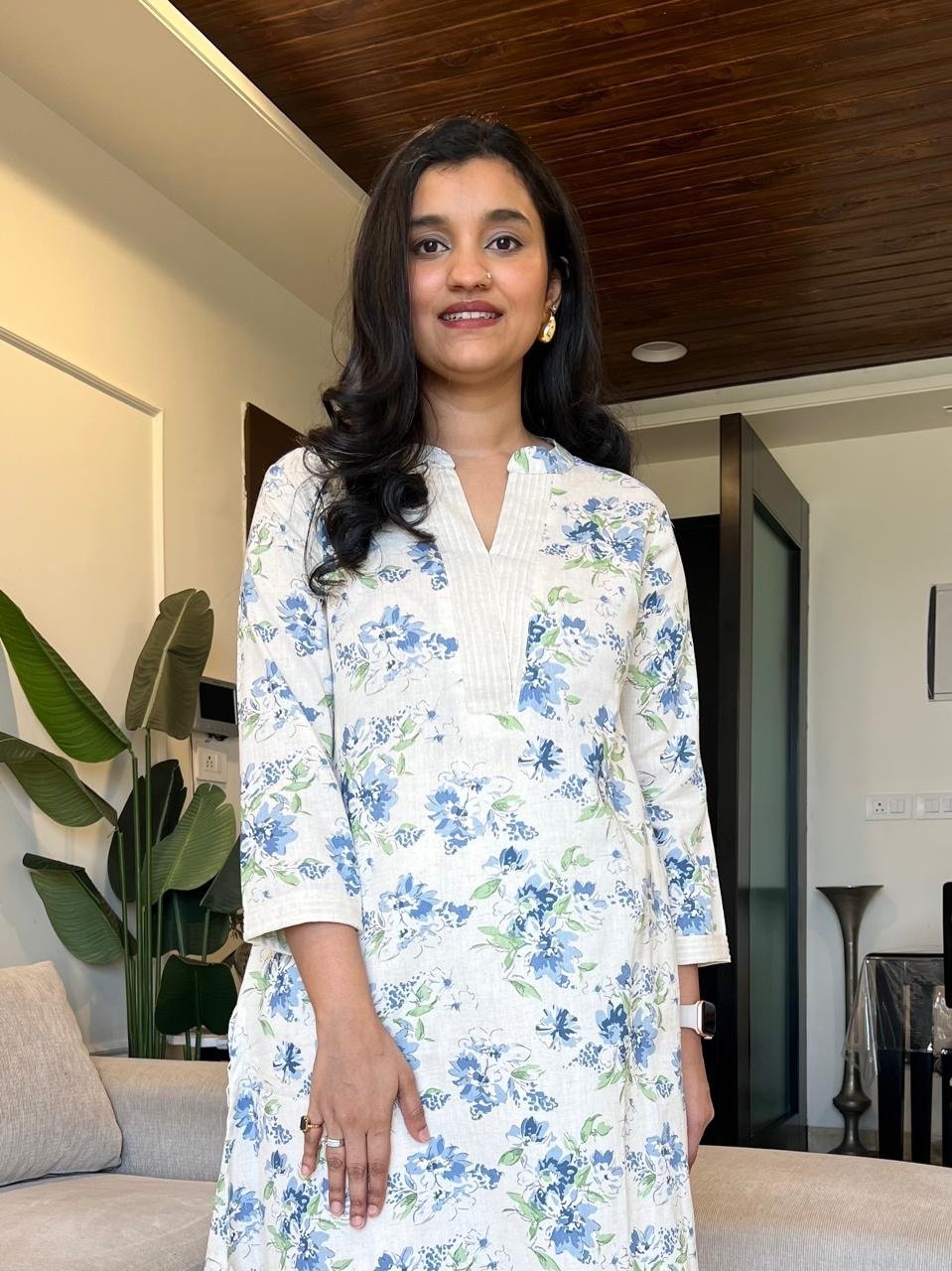 Liza Refreshing Floral Pant Set