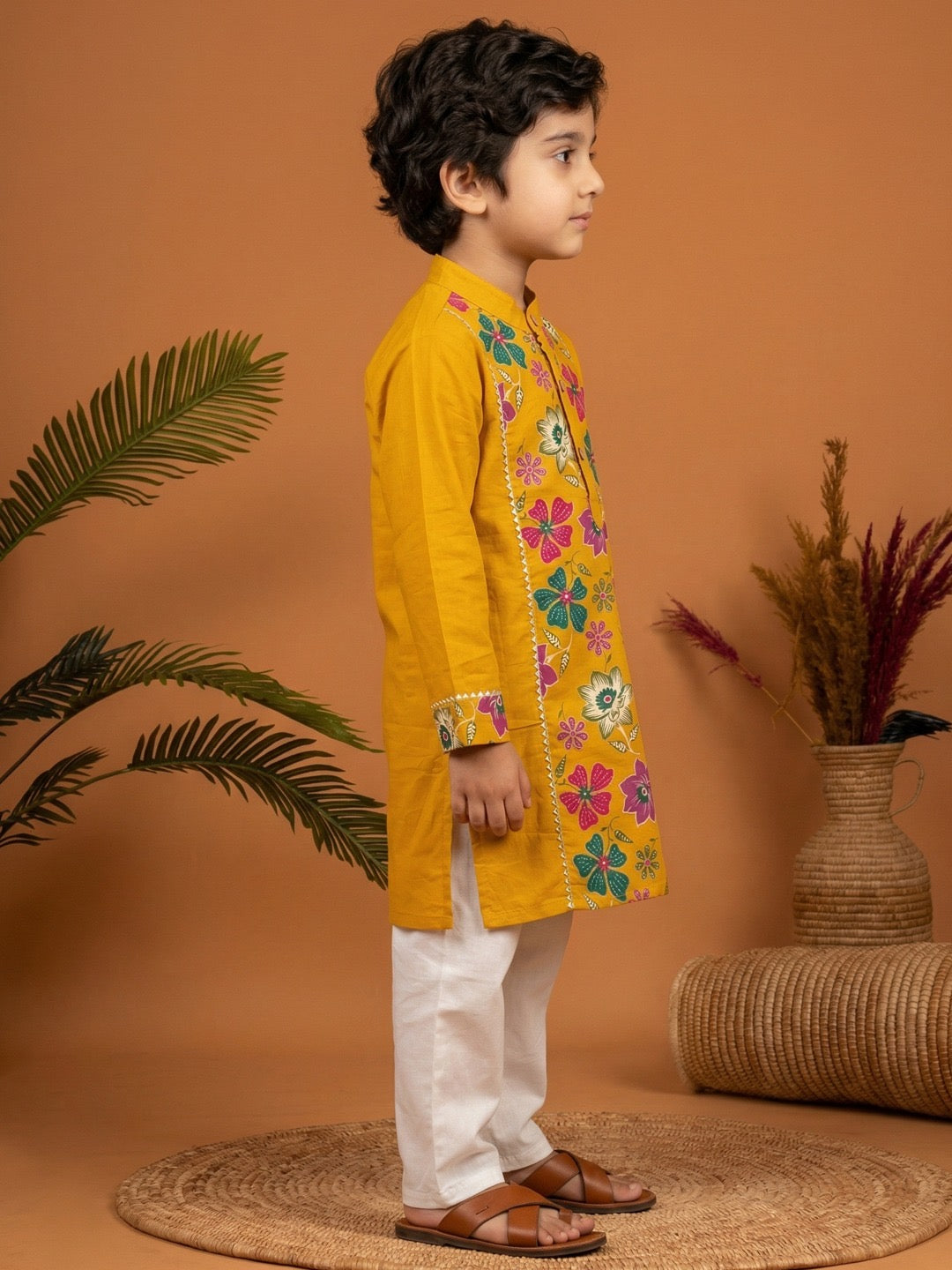 Gulmohar Boys’ Kurta Set