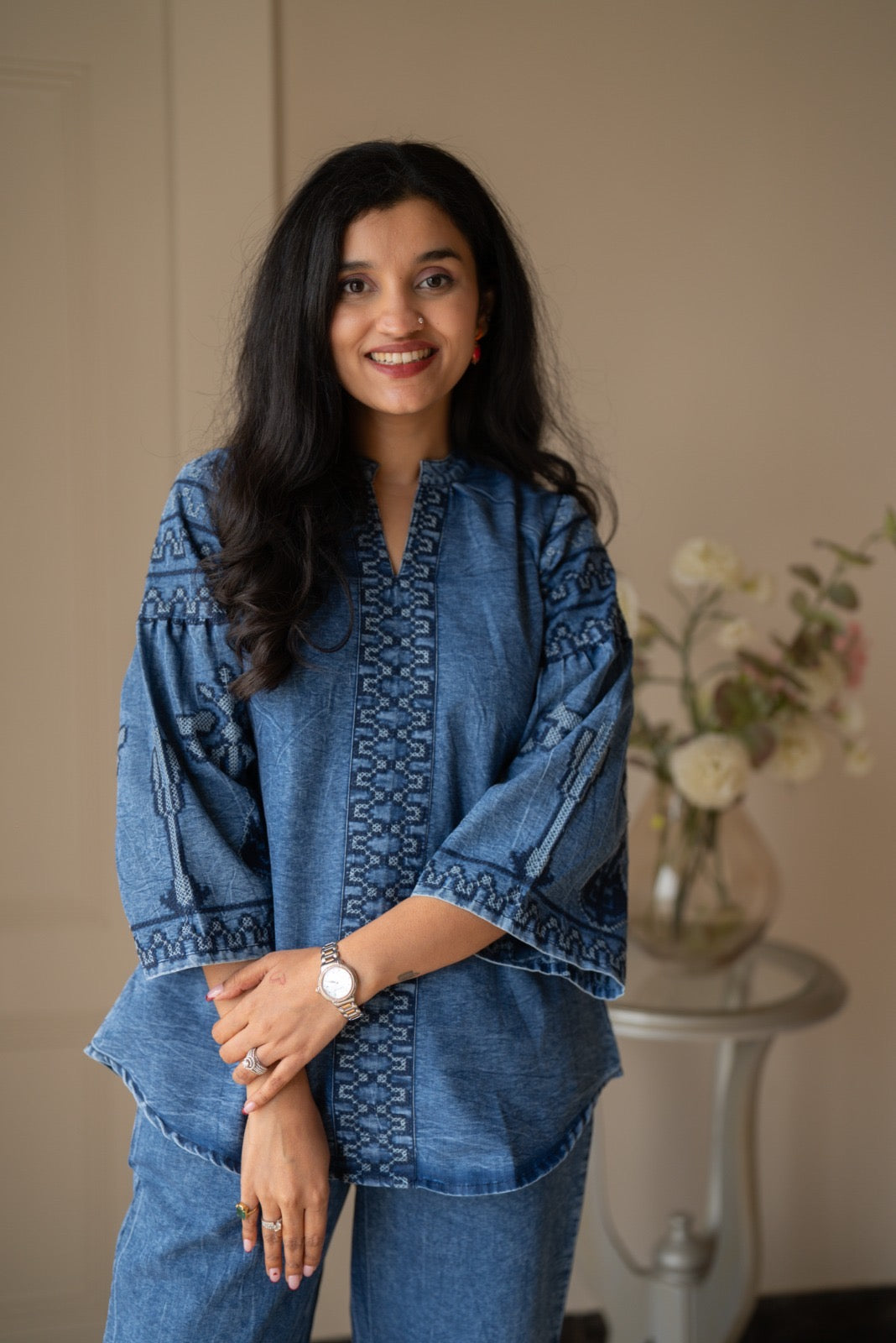 Rimya Denim Coord Set