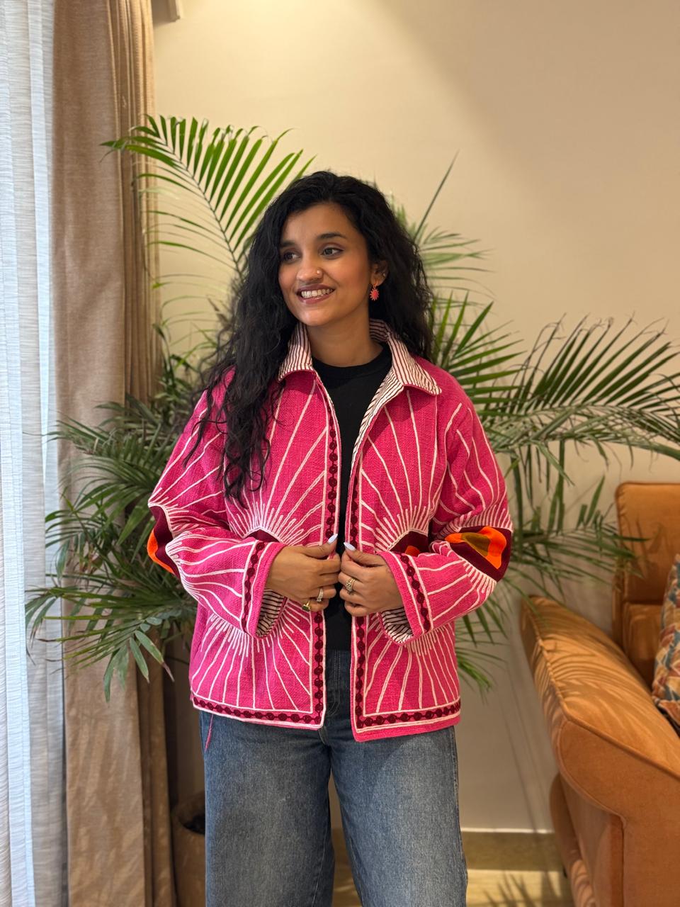 Sujani TNT Jacket- Pink Eye