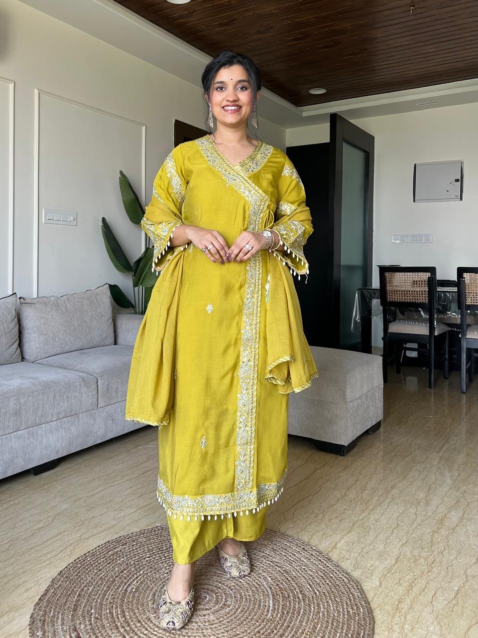 Zariya Mul Chanderi Embellished Set