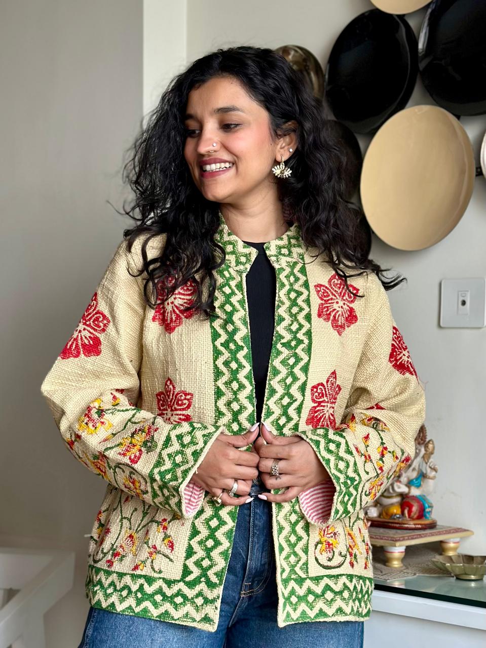 Block Print TNT Jacket- Pastels