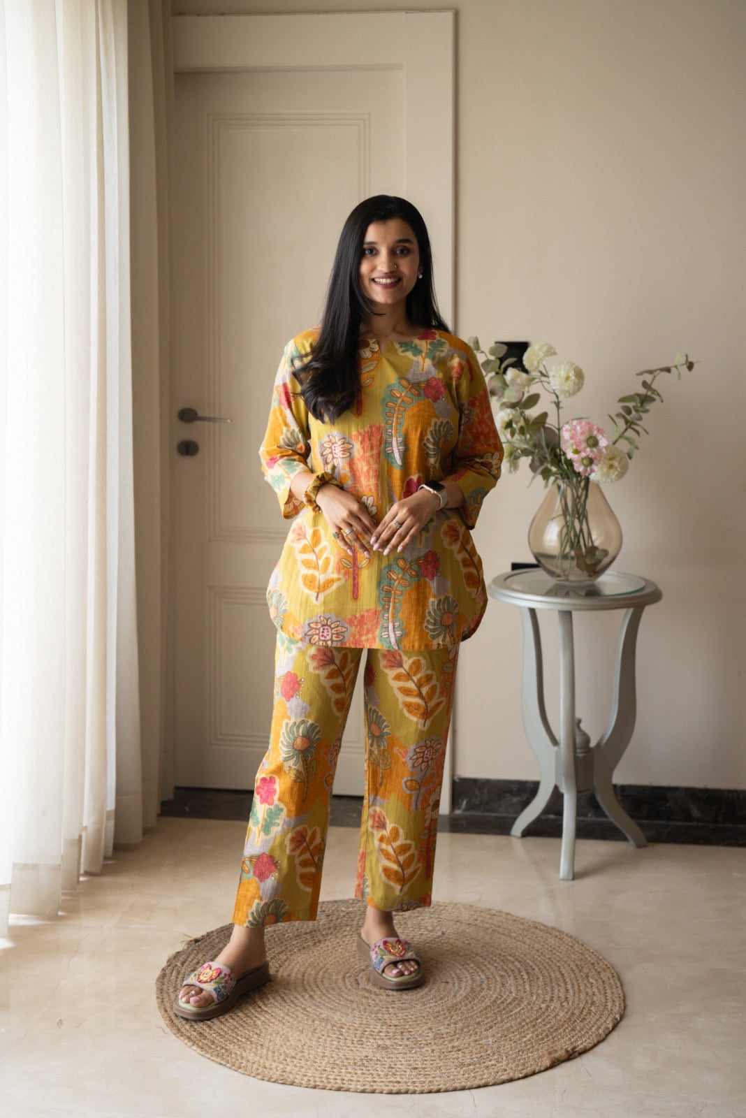 Rika Cotton Lounge Set- Colorful