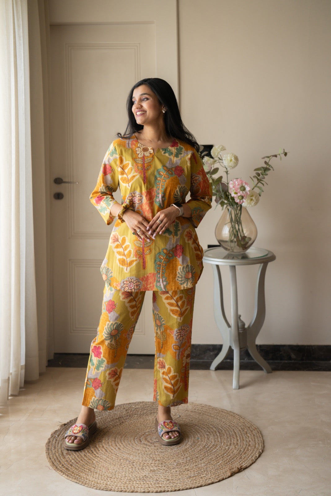 Rika Cotton Lounge Set- Colorful