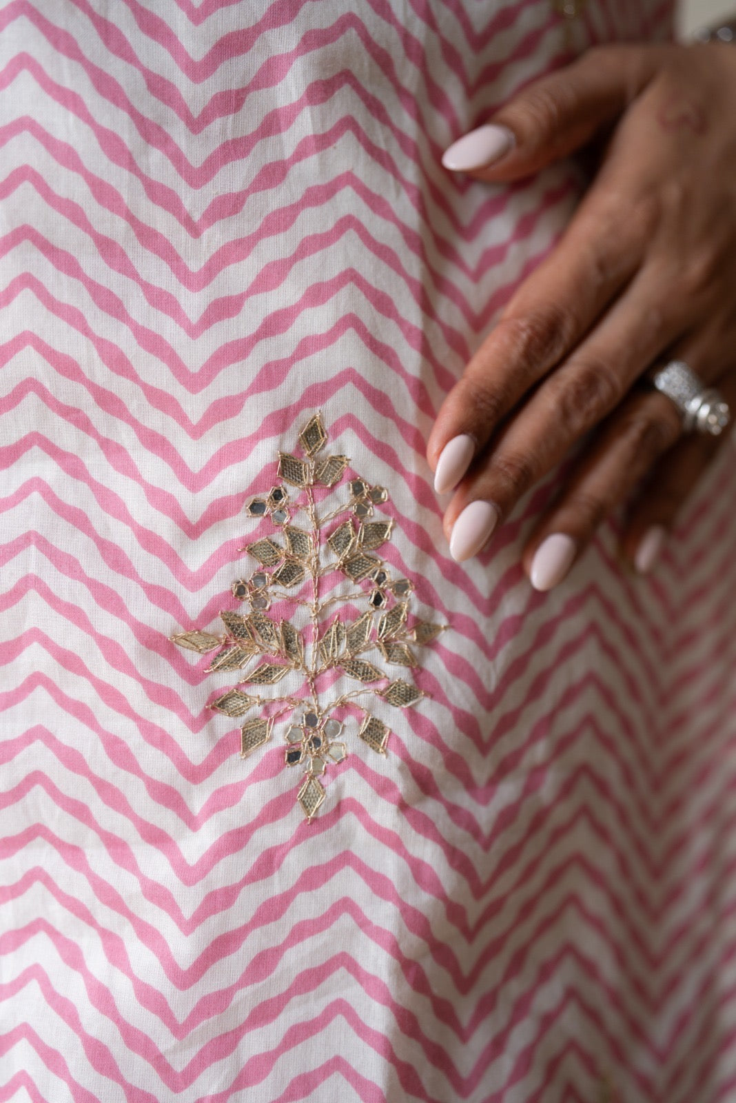 Namya Leheriya Sharara Set- Pink