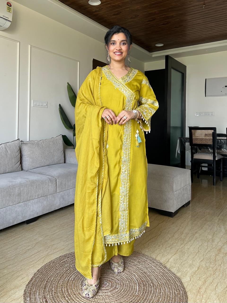 Zariya Mul Chanderi Embellished Set