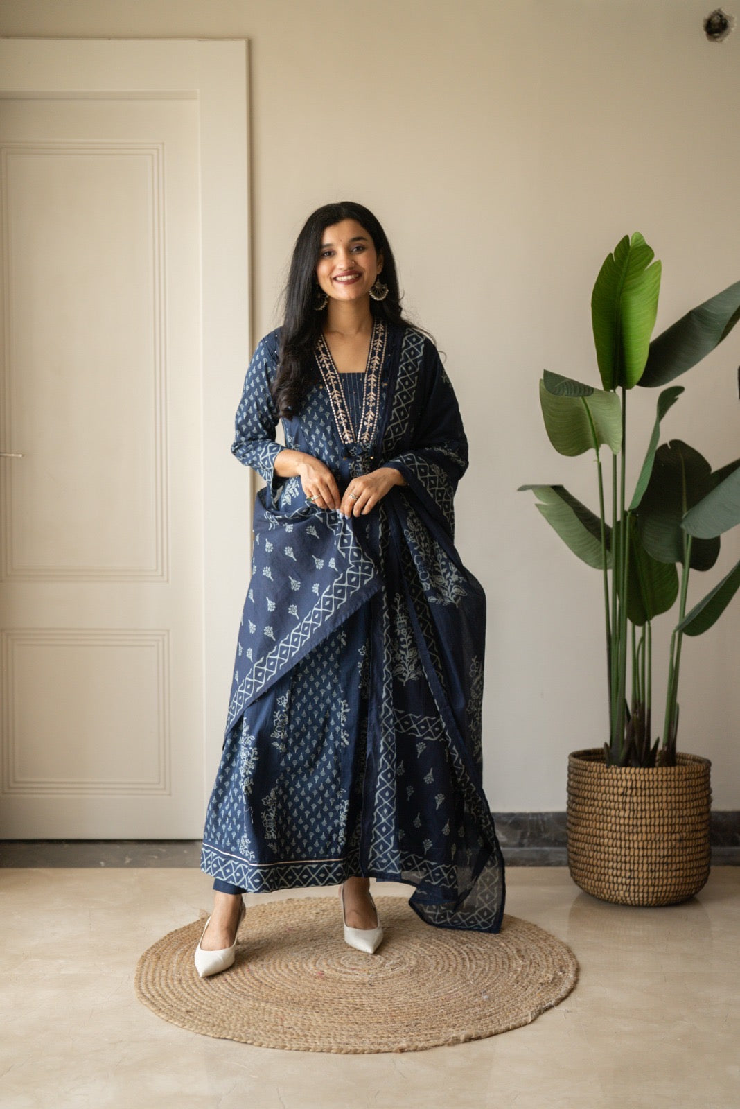Nimya Indigo Anarkali Suit