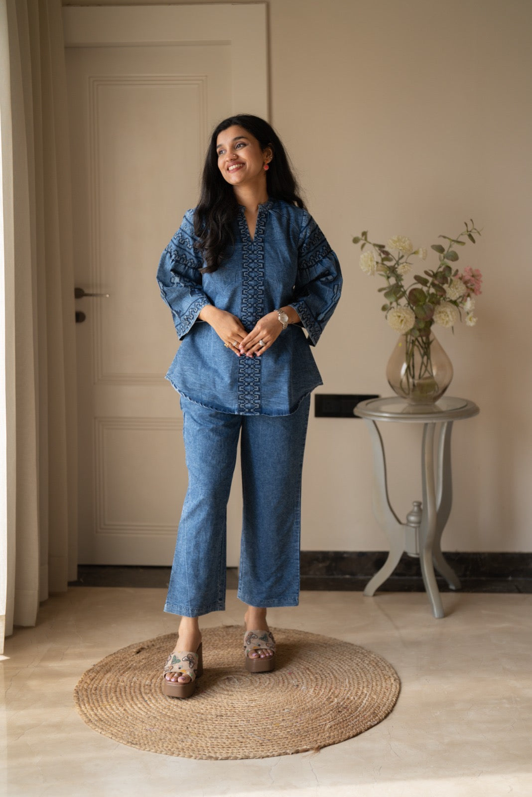 Rimya Denim Coord Set