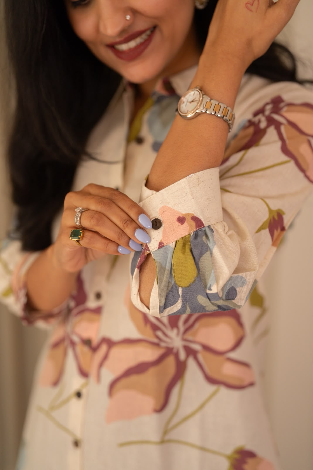 Zora Slub Cotton Shirt- Daisy