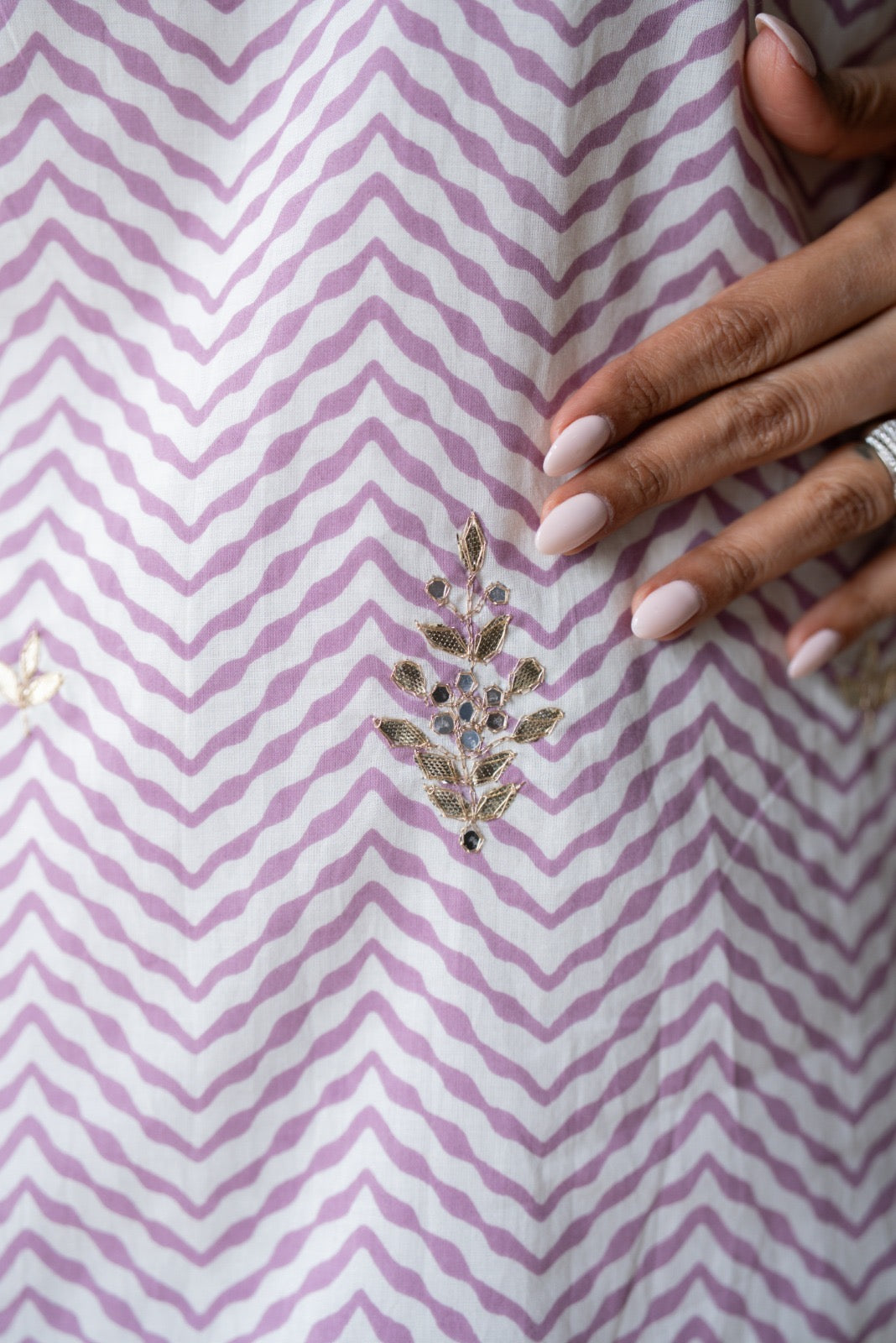 Namya Leheriya Sharara Set- Lavender