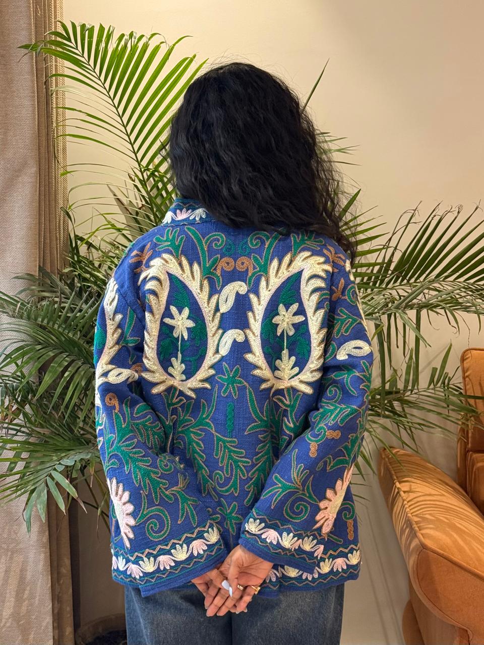 Sujani TNT Jacket- Blue Jaal